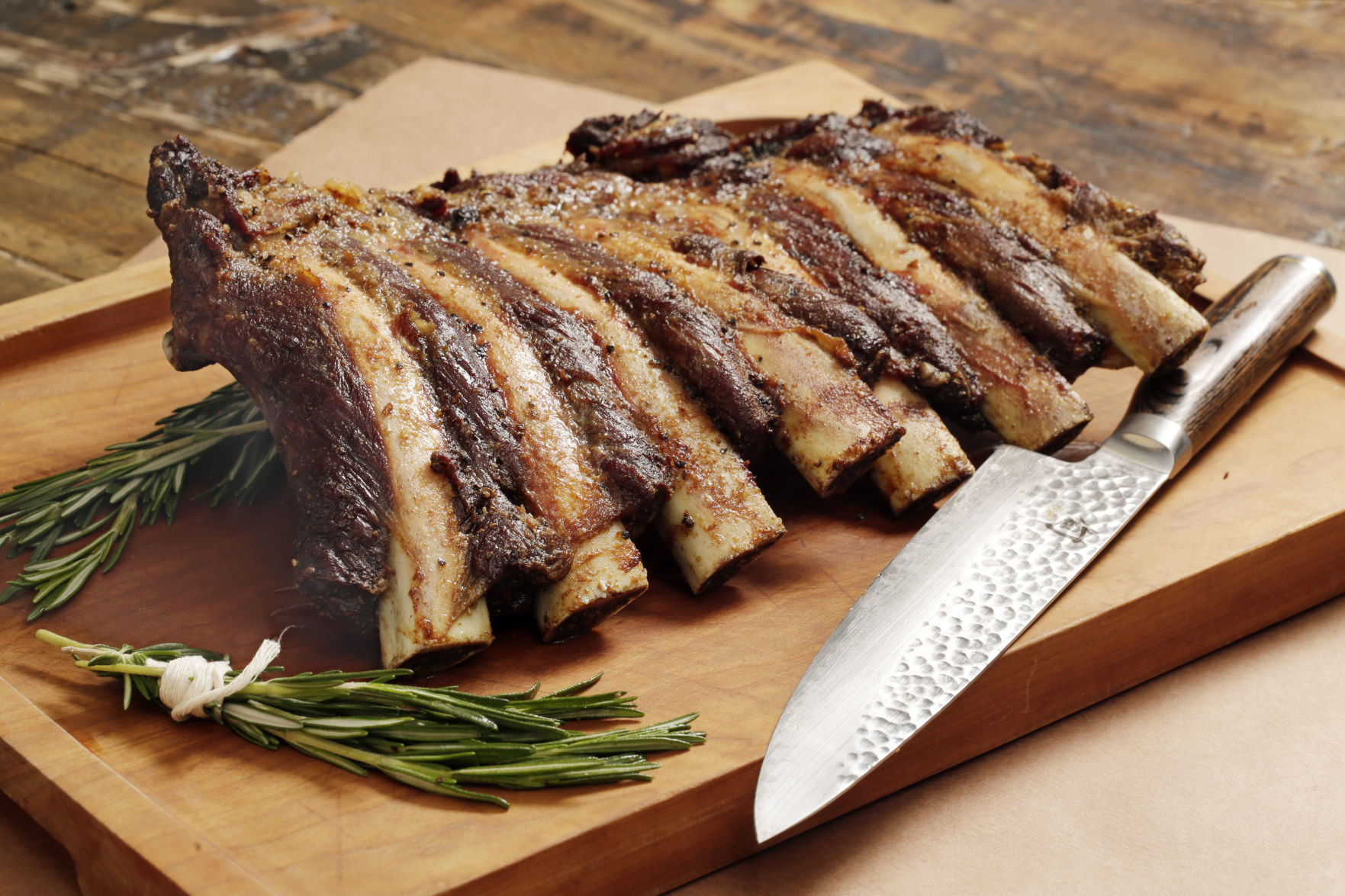 Food American Table Brontosaurus Bones
